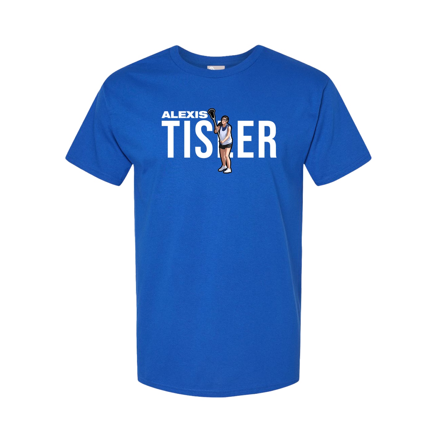 Youth Tee — Player Name in Royal