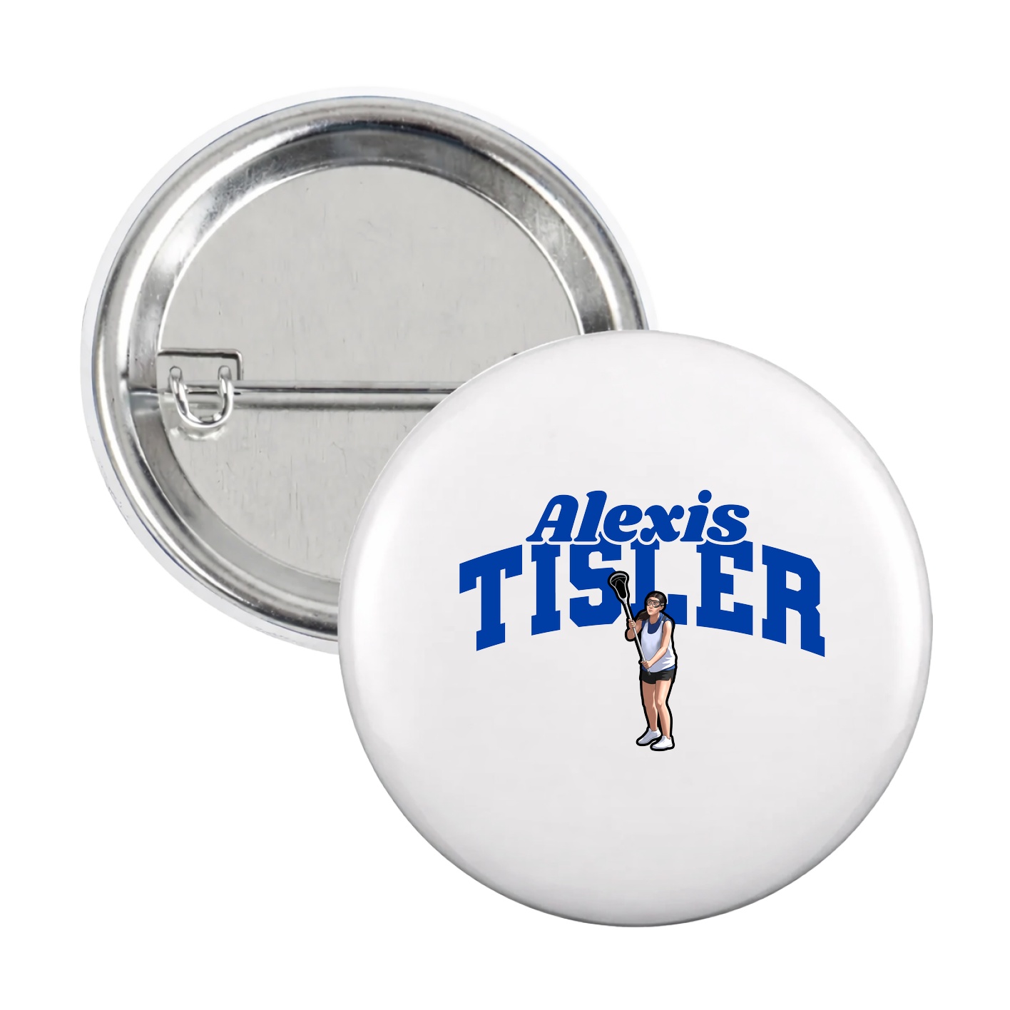 Game Day Button — Signature Arch in White