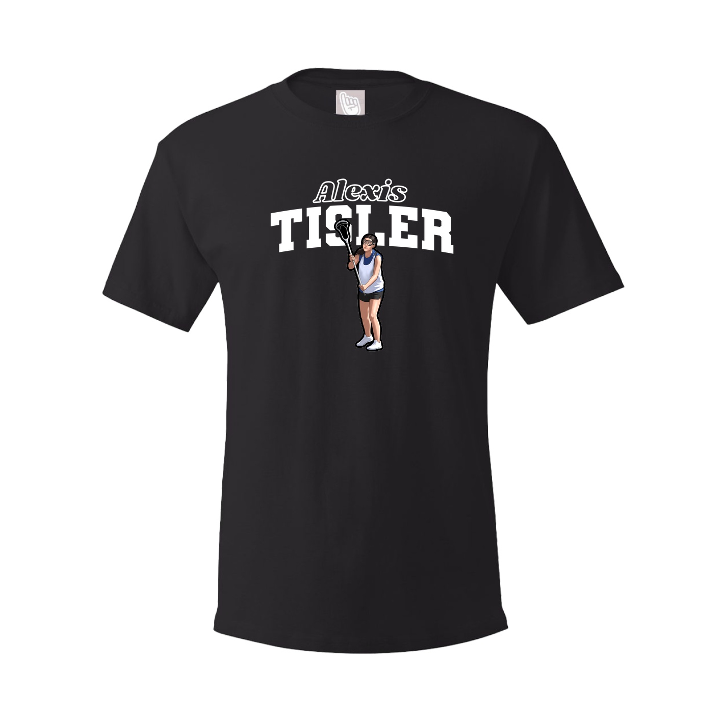Youth Tee — Name Arch in Black