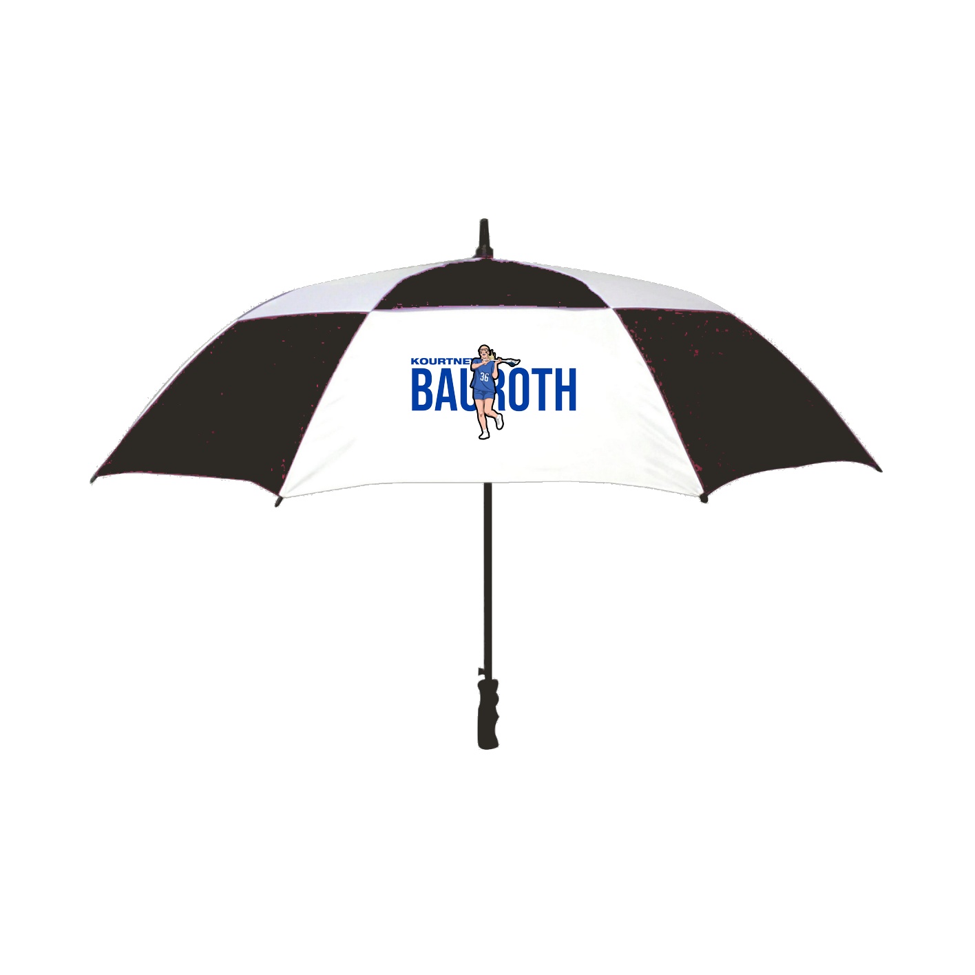 Golf Umbrella — Player Name in Black