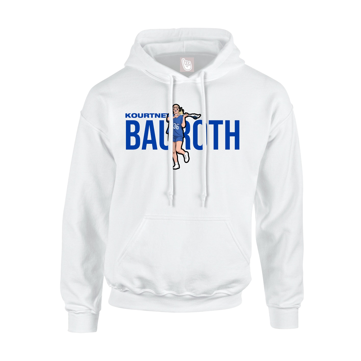Hoodie — Player Name in White