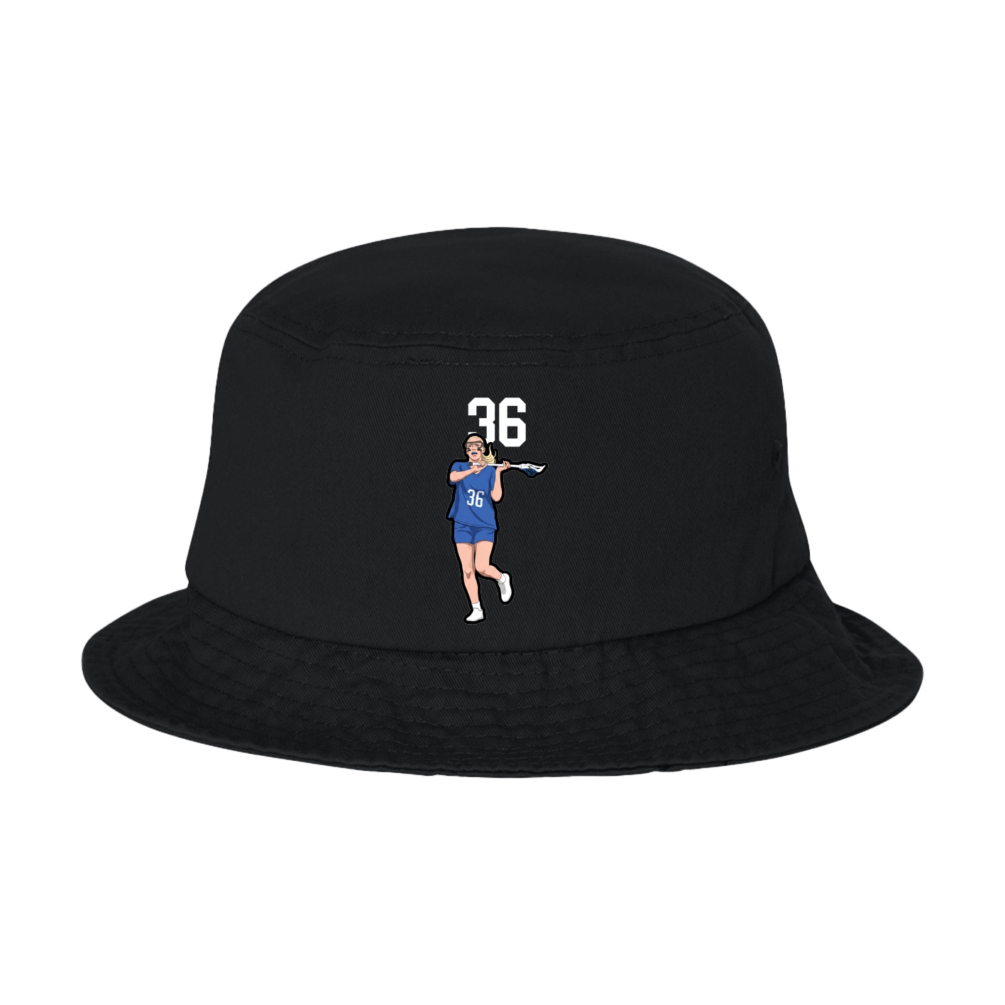 Bucket Cap — Number Top in Black