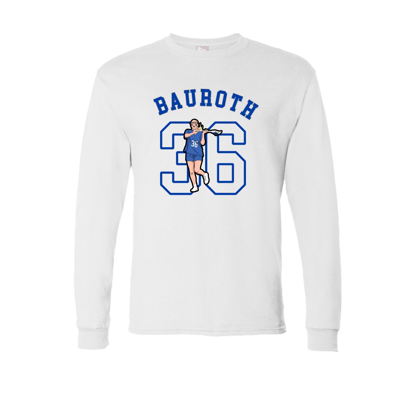Long Sleeve Tee — Shirsey Arch in White