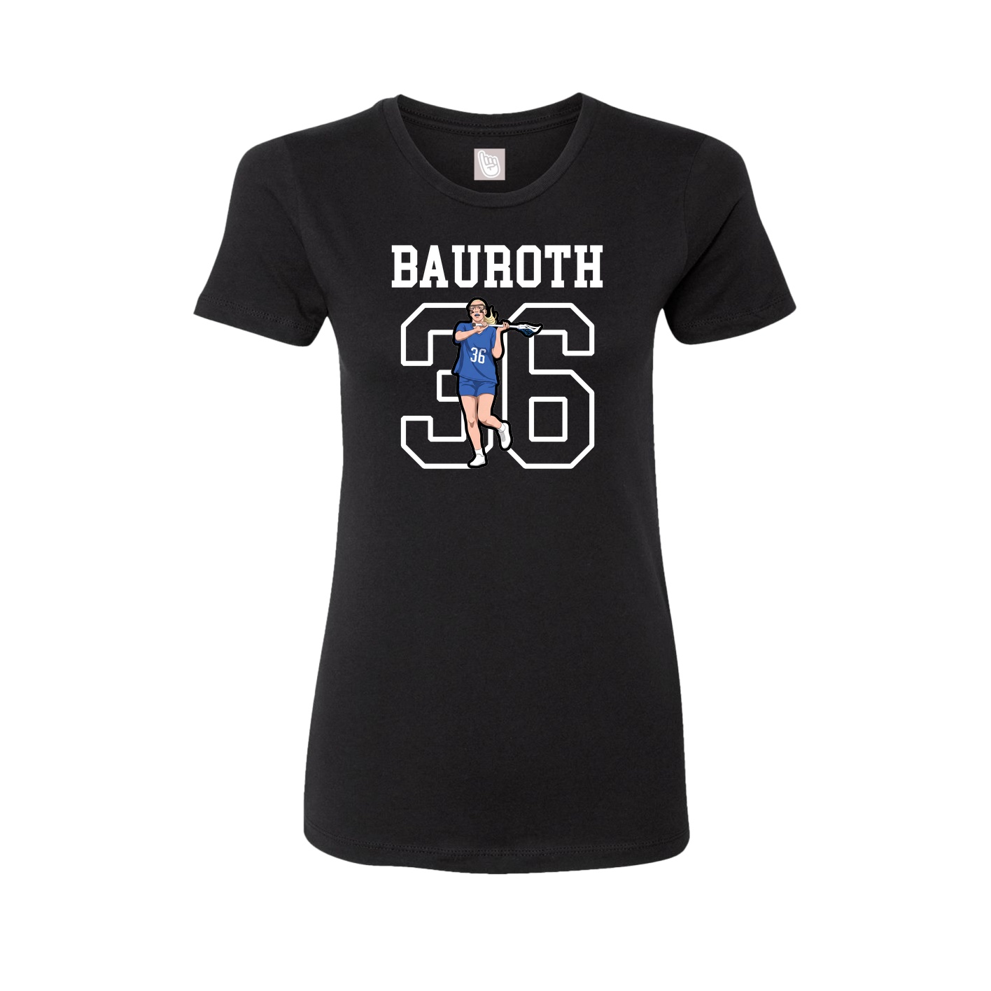 Fitted Women's Tee — Shirsey in Black
