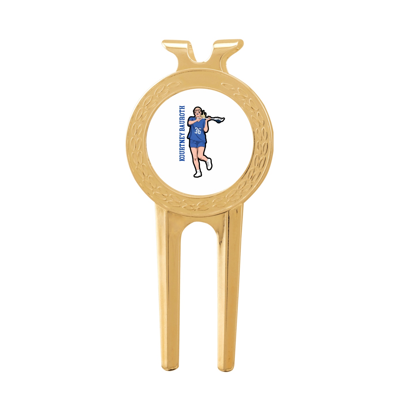 Divot Tool with Ball Marker — Name Vertical in Classic