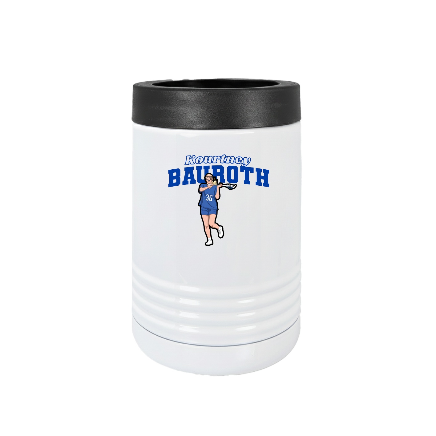 Beverage Holder — Name Arch in White