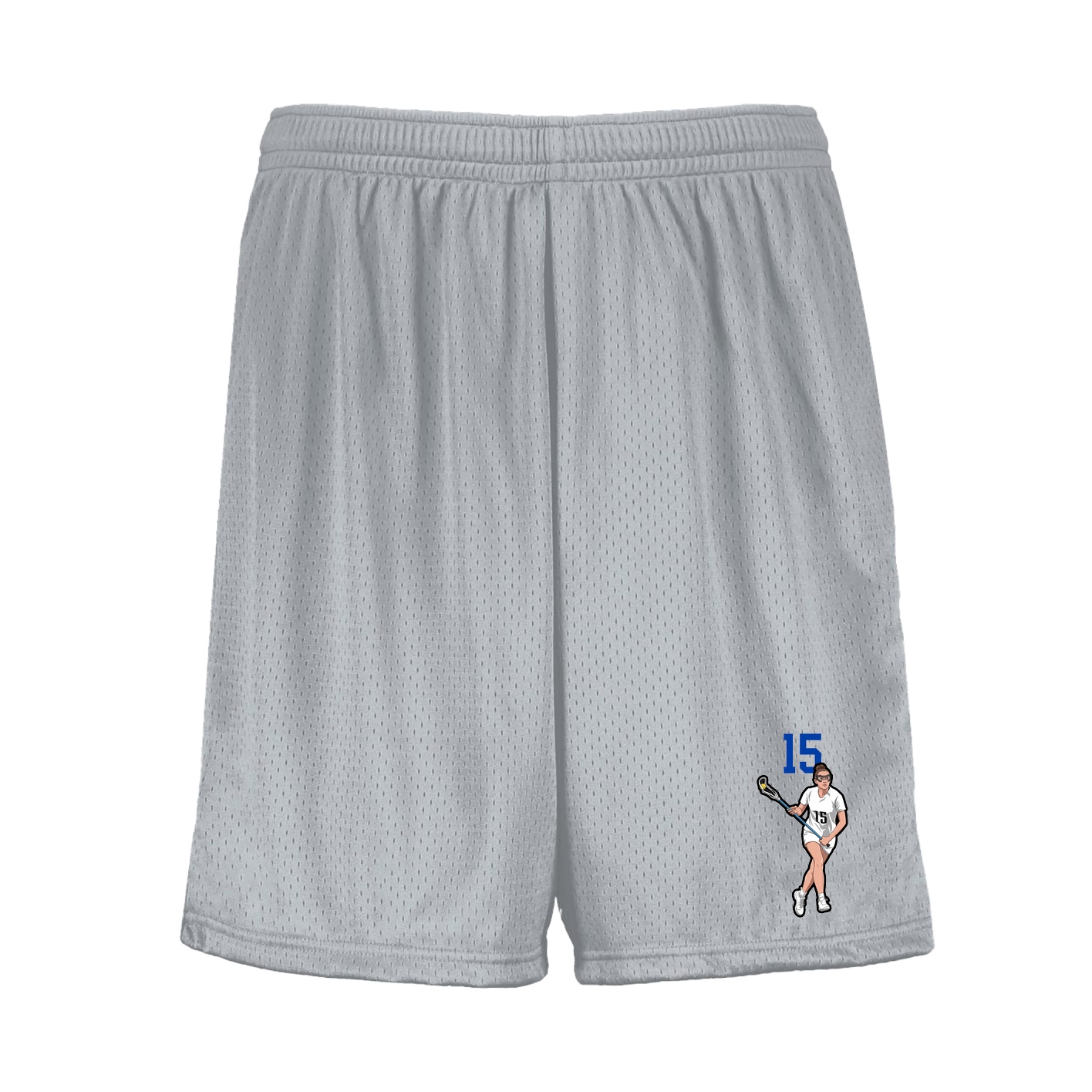 Shorts — Number Top in Silver