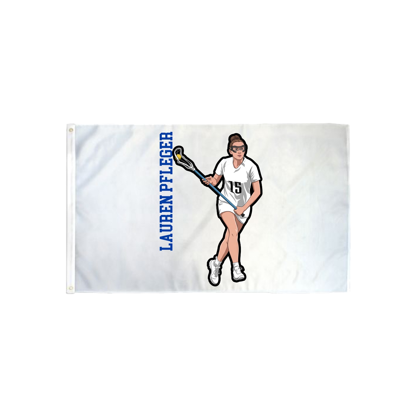 3x5 Flag — Name Vertical in Classic