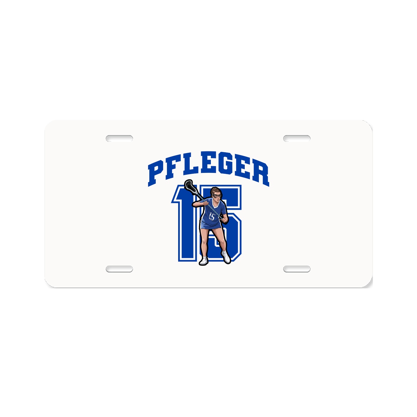 License Plate — Number in Classic