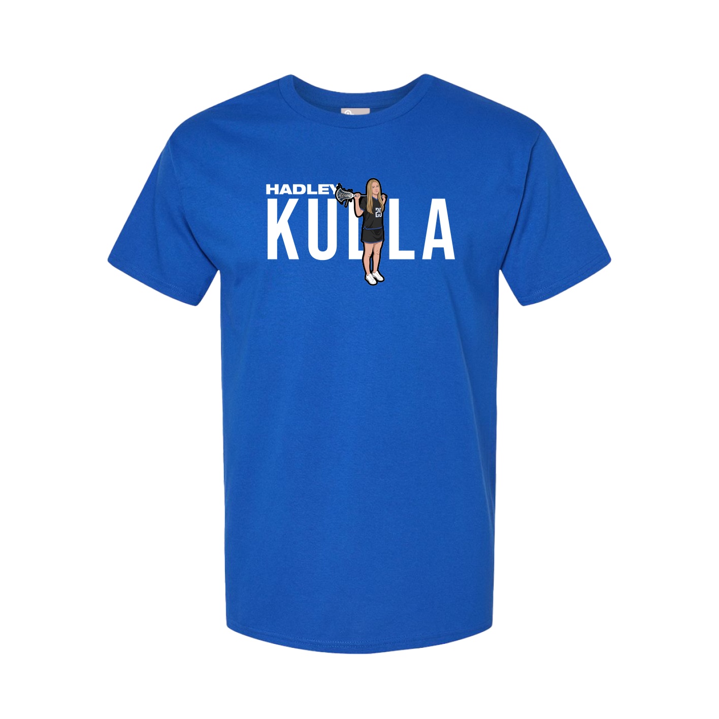 Youth Tee — Player Name in Royal