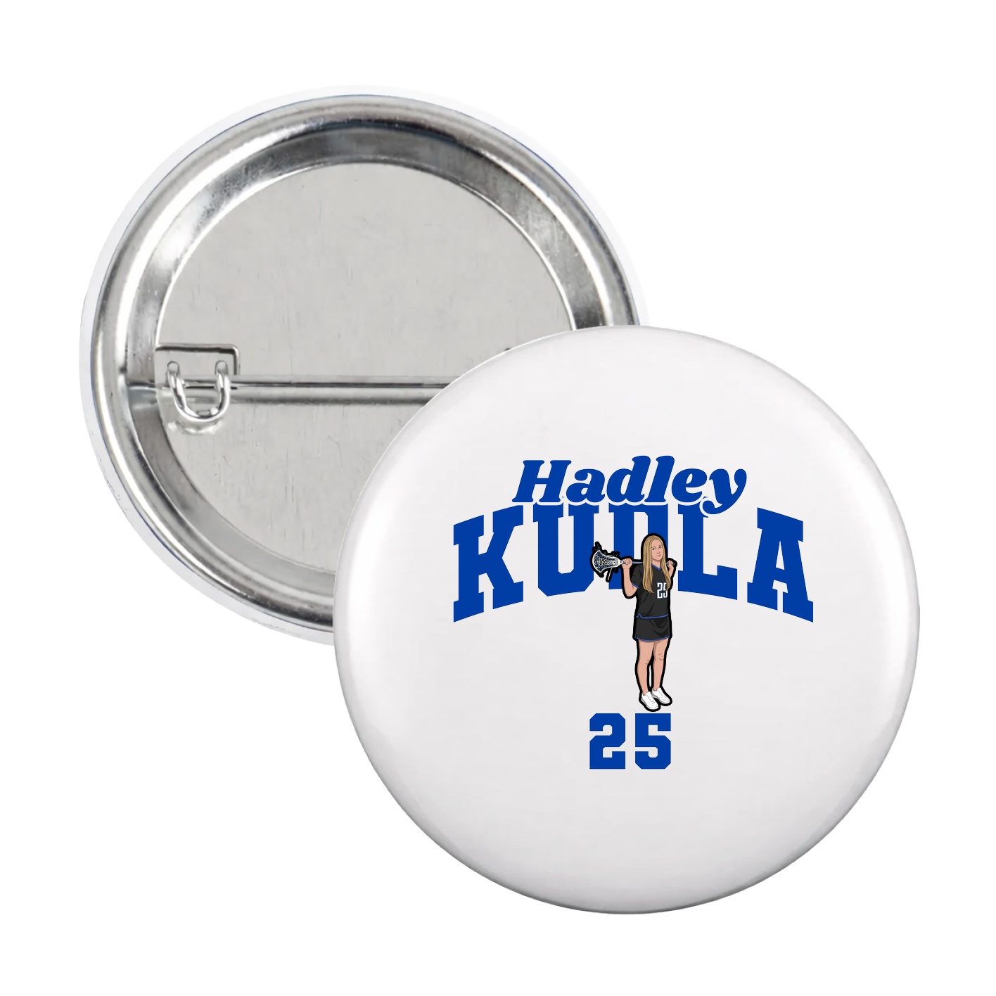 Game Day Button — Signature Arch in White