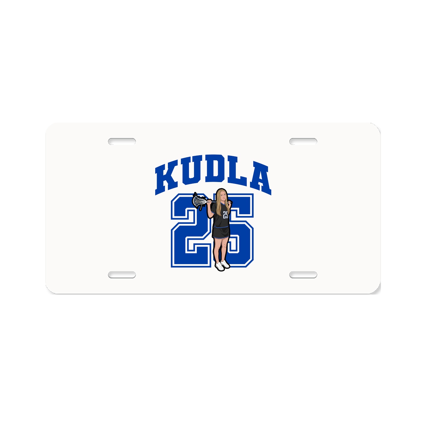 License Plate — Number in Classic