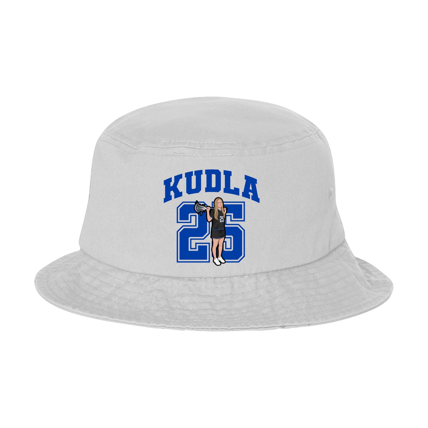 Bucket Cap — Number in White