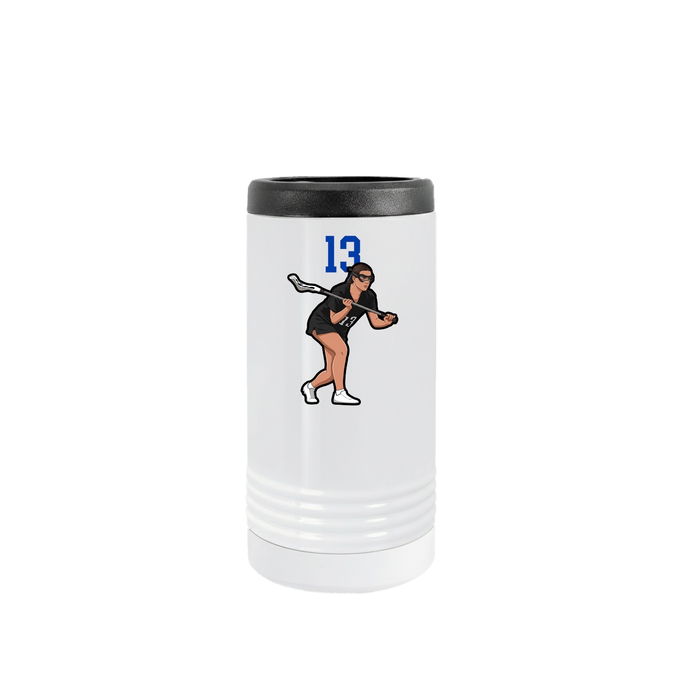 Slim Beverage Holder — Number Top in White