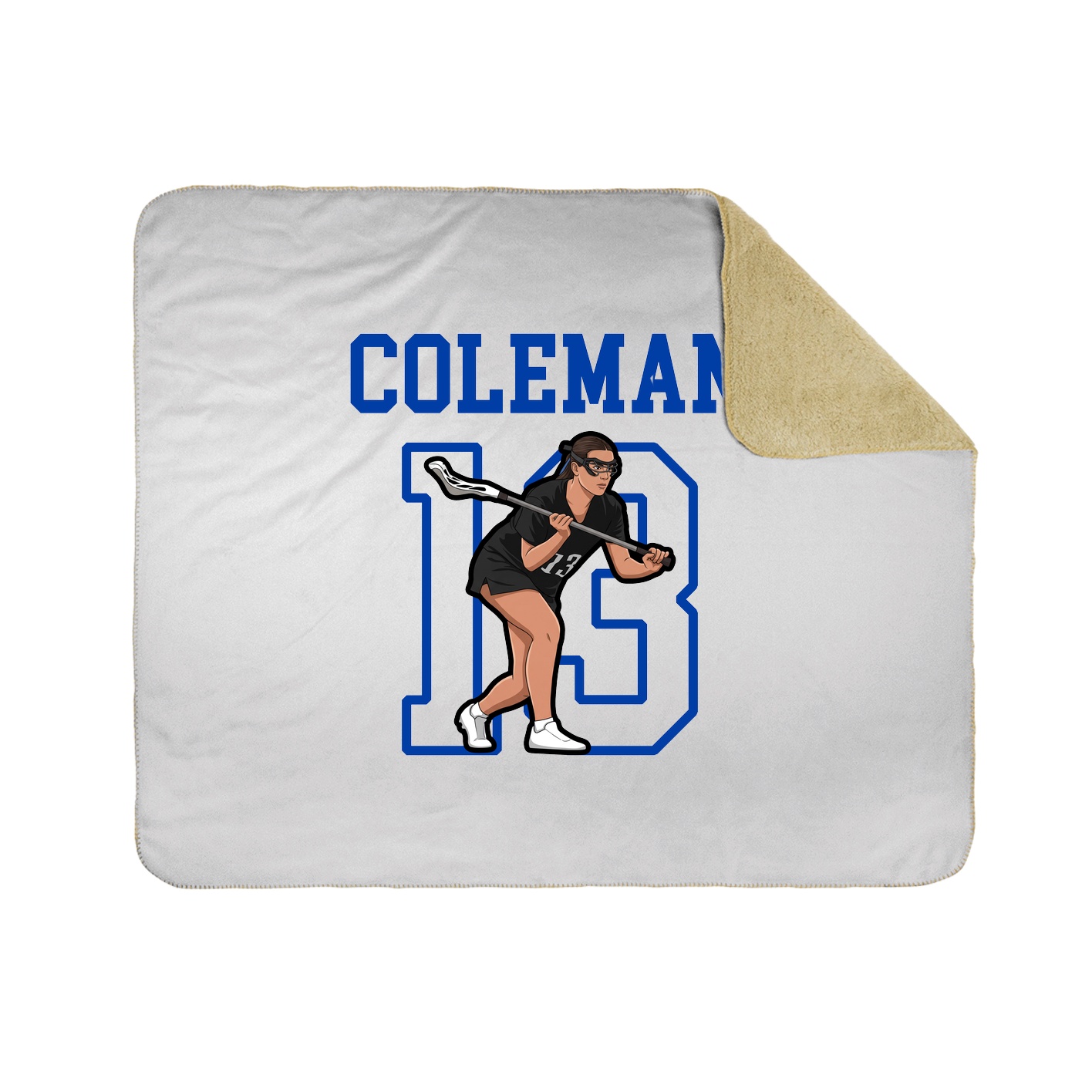 Throw Blanket — Shirsey in White