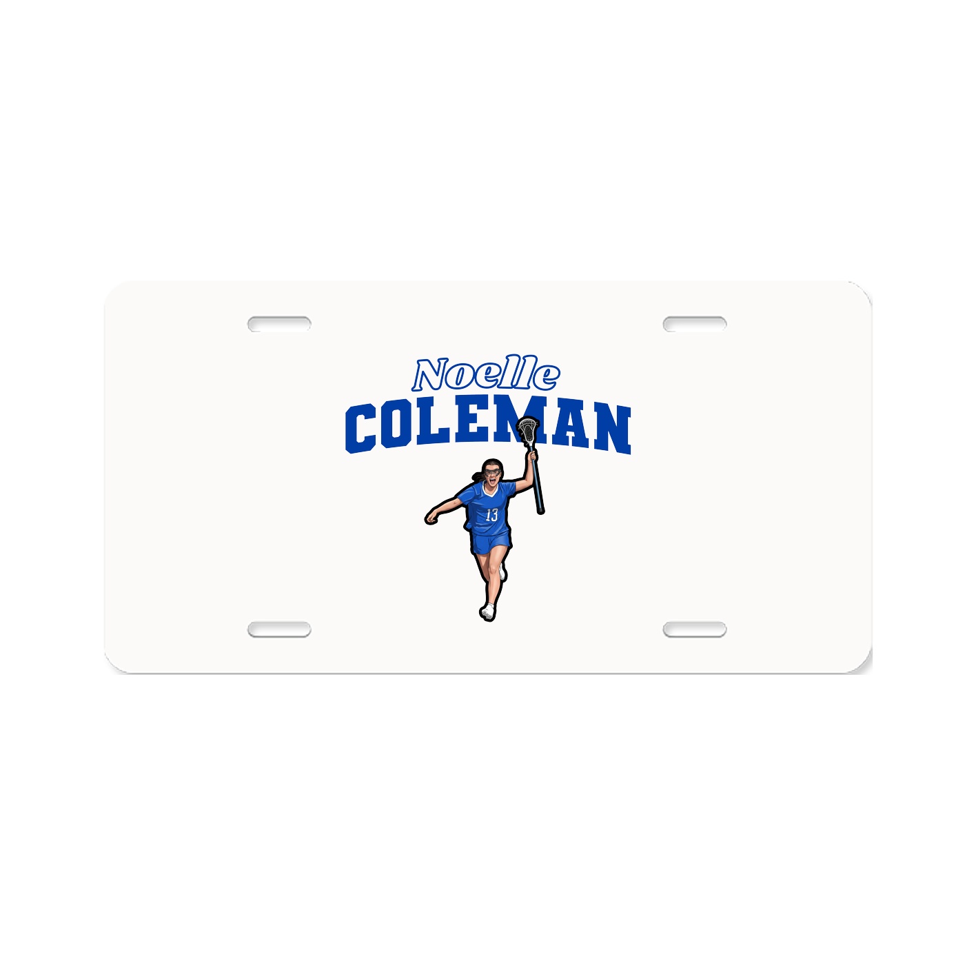 License Plate — Name Arch in Classic