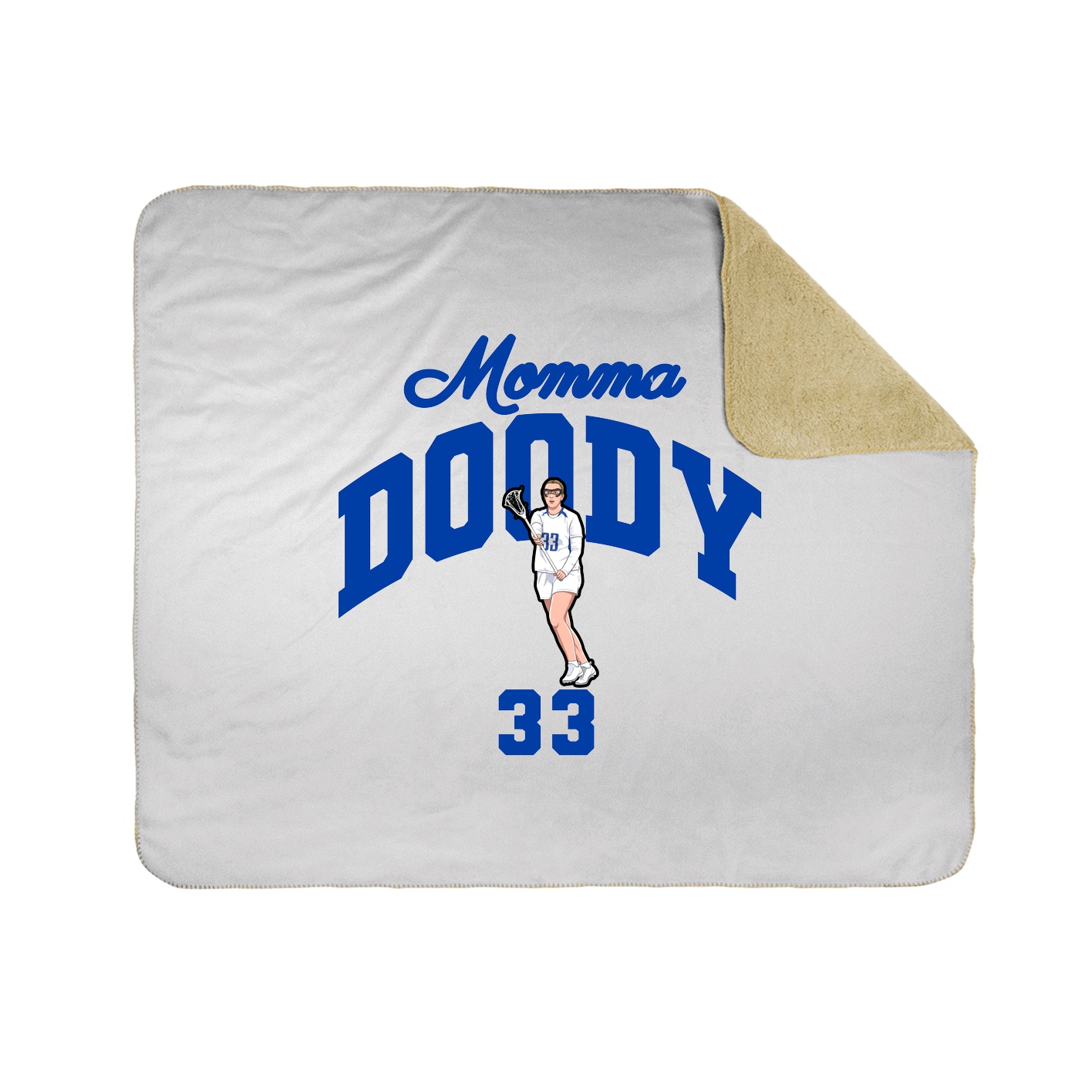 Throw Blanket — Mothers Day Arch in White