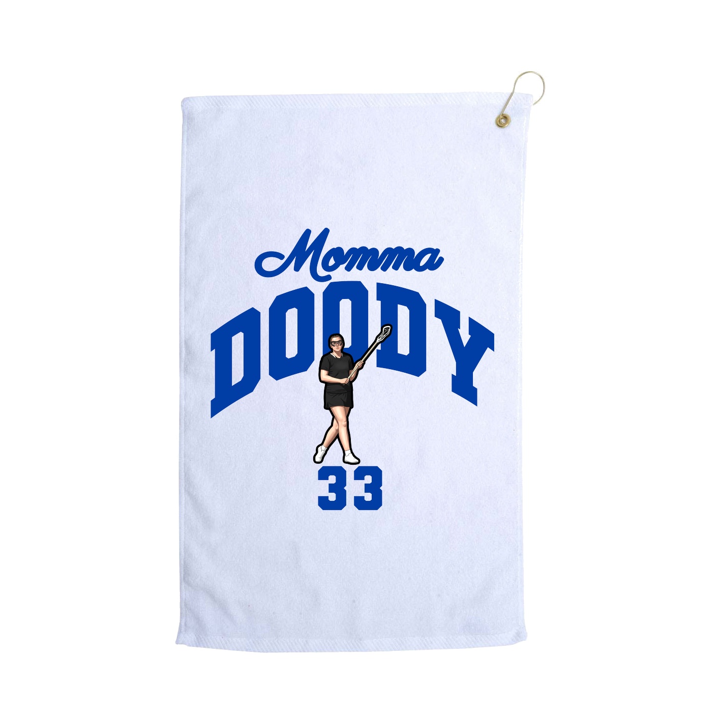 Golf Towel — Mothers Day Arch in White