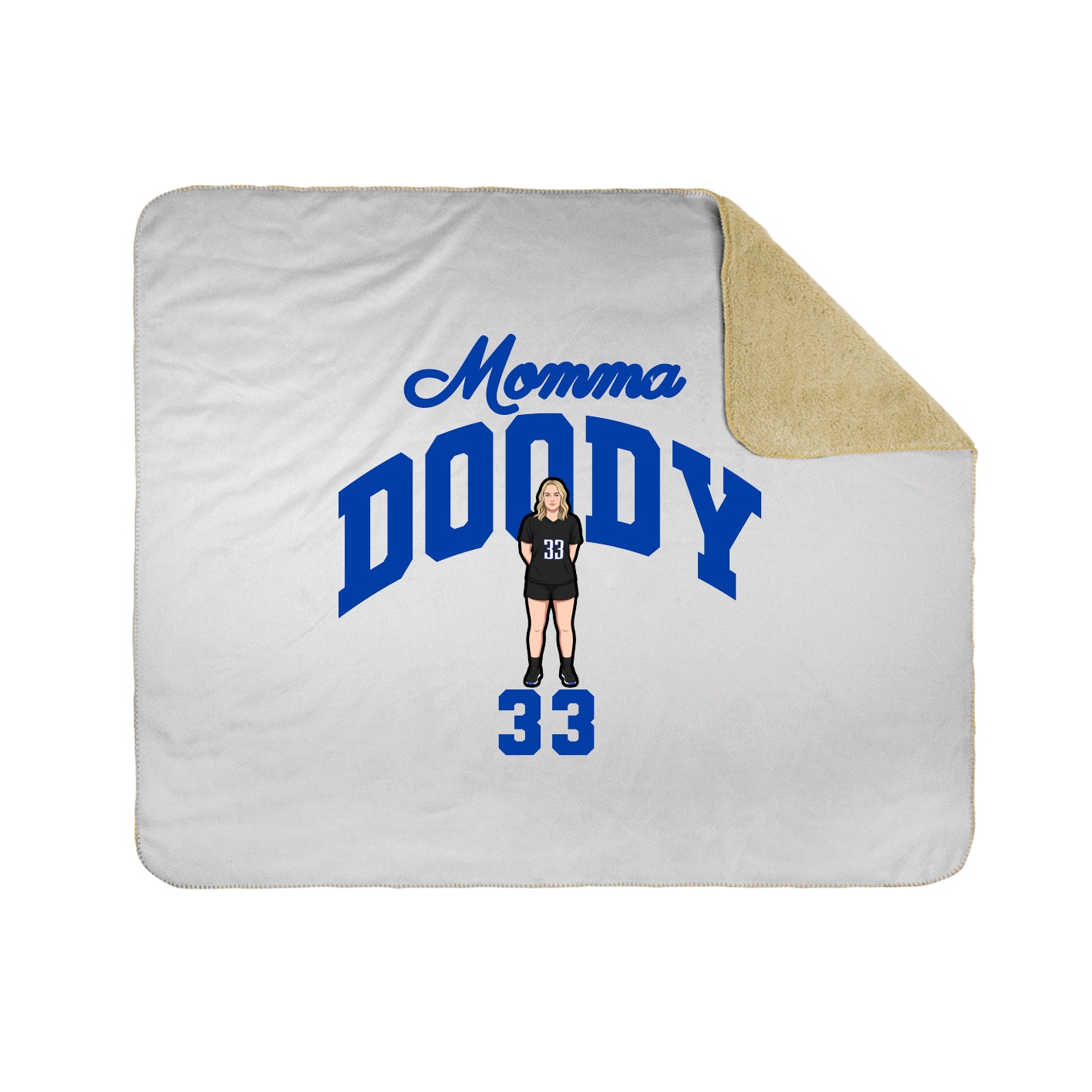 Throw Blanket — Mothers Day Arch in White