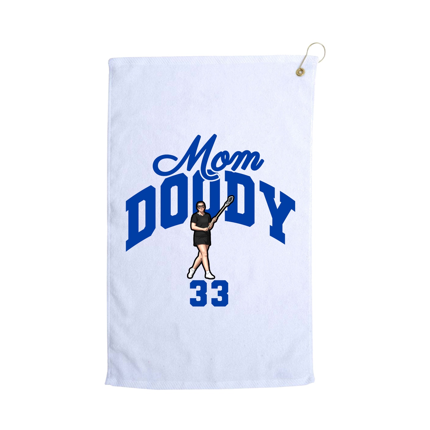 Golf Towel — Mothers Day Arch in White
