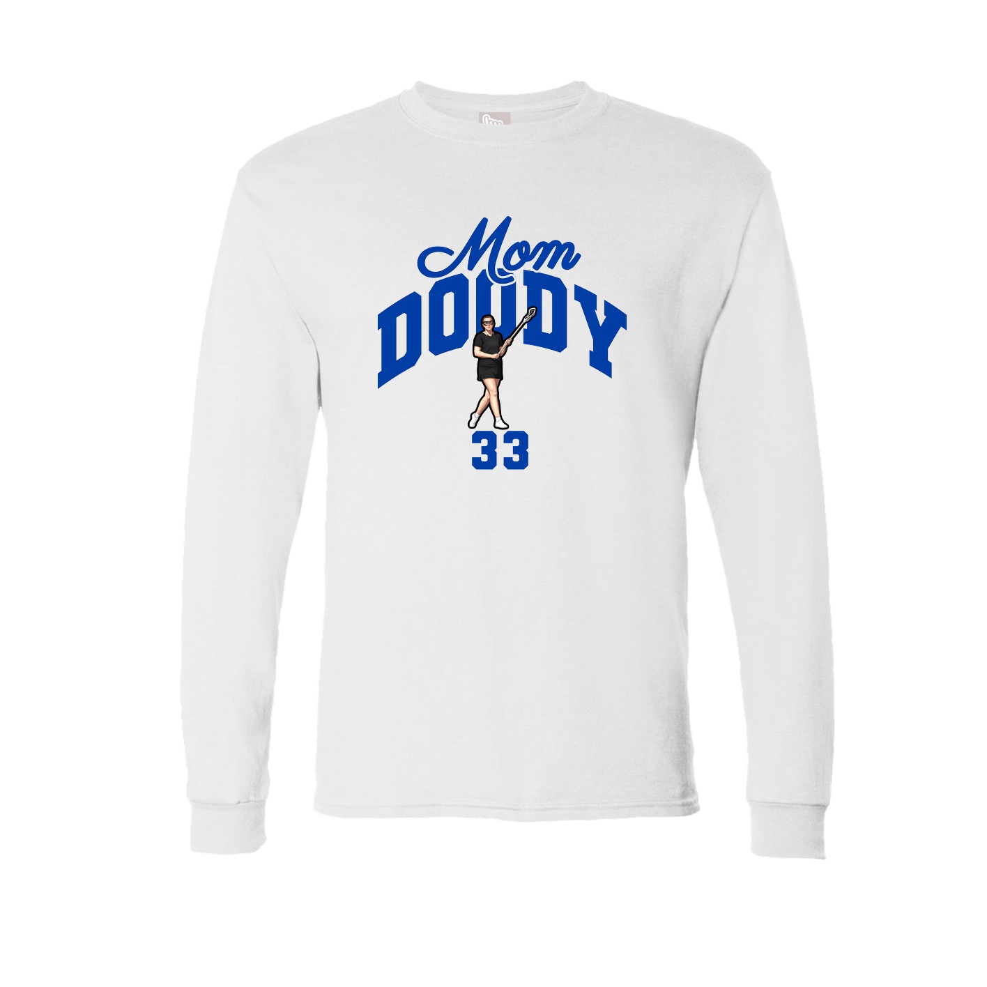 Long Sleeve Tee — Mothers Day Arch in White