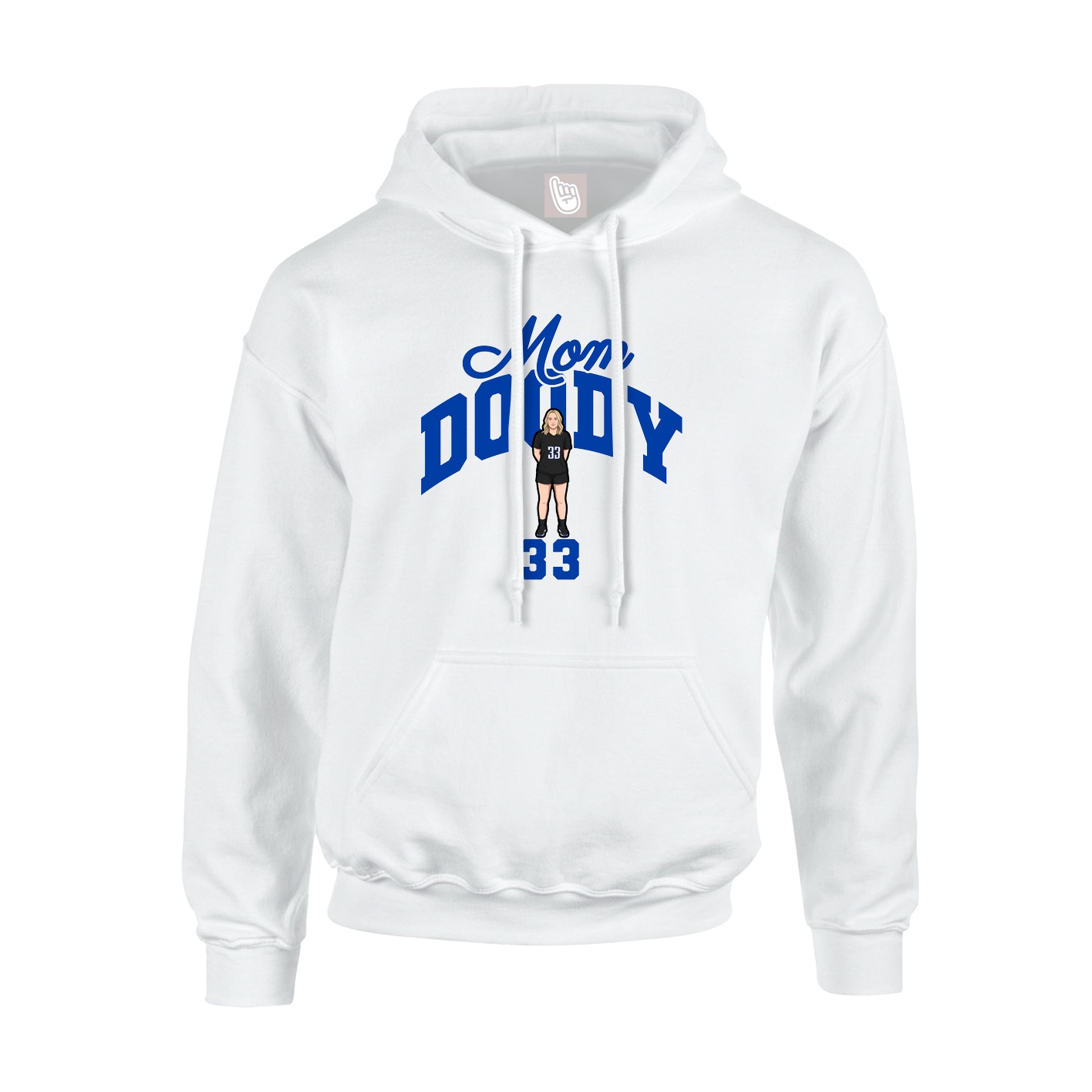 Youth Hoodie — Mothers Day Arch in White