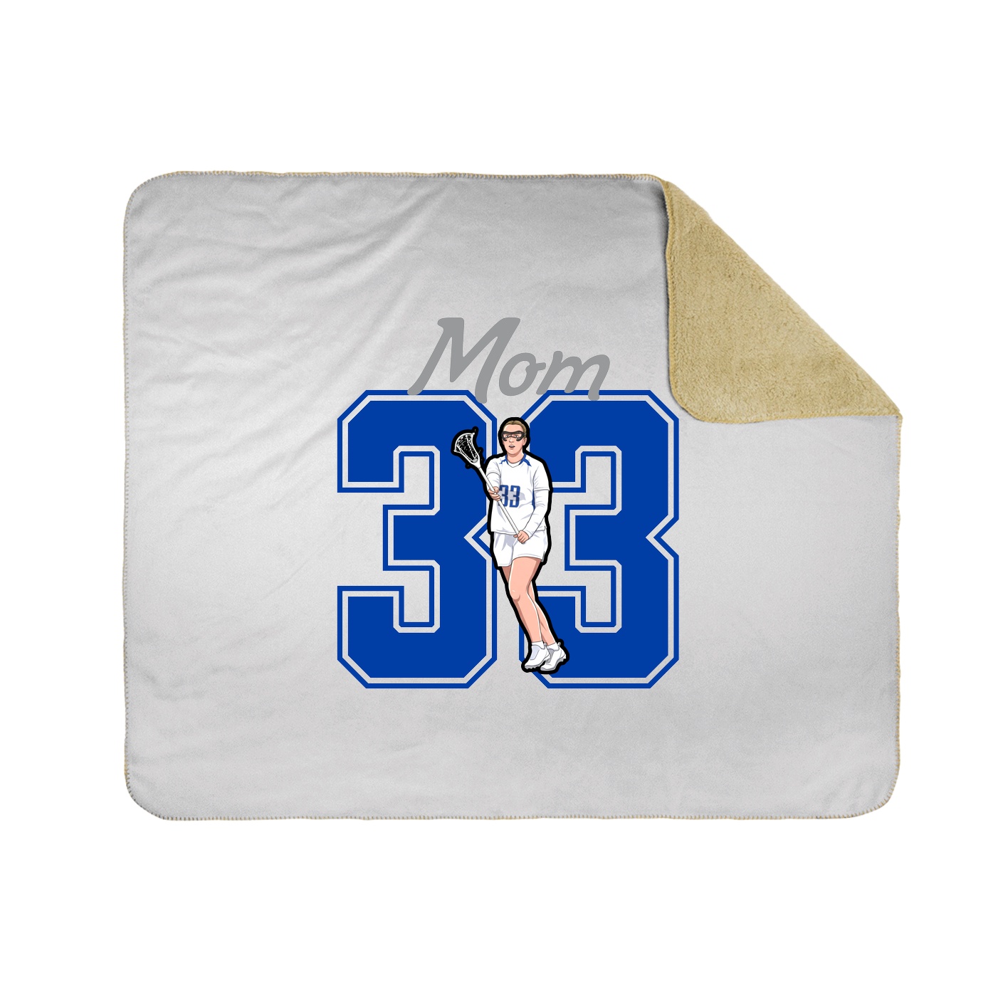 Throw Blanket — Mothers Day Shirsey in White