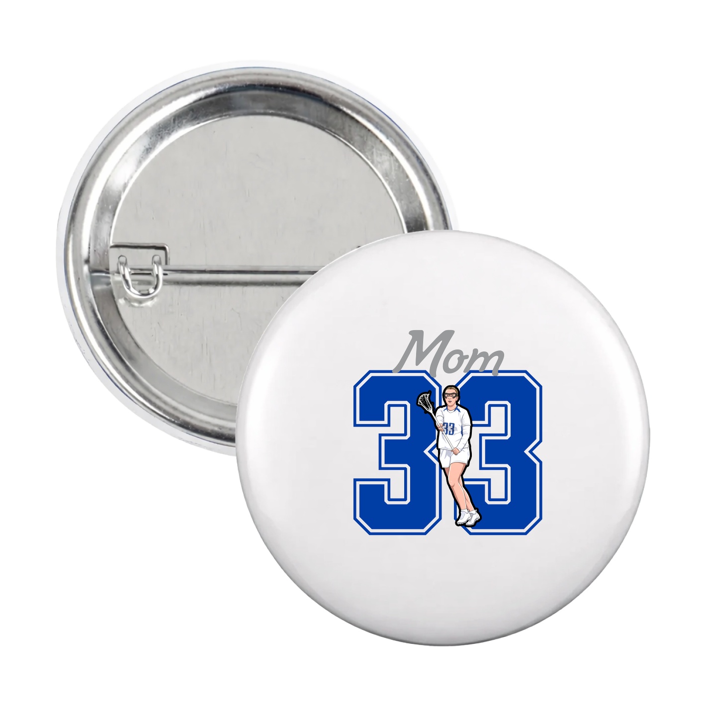 Game Day Button — Mothers Day Shirsey in White