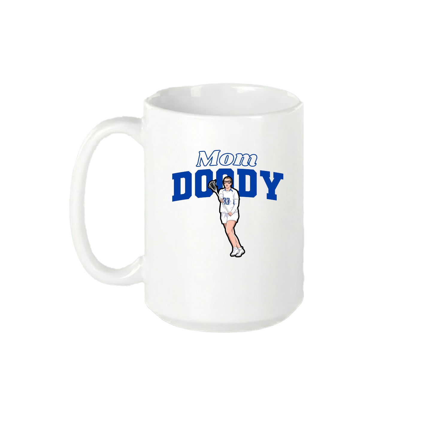 15oz Coffee Mug — Mothers Day Block in White