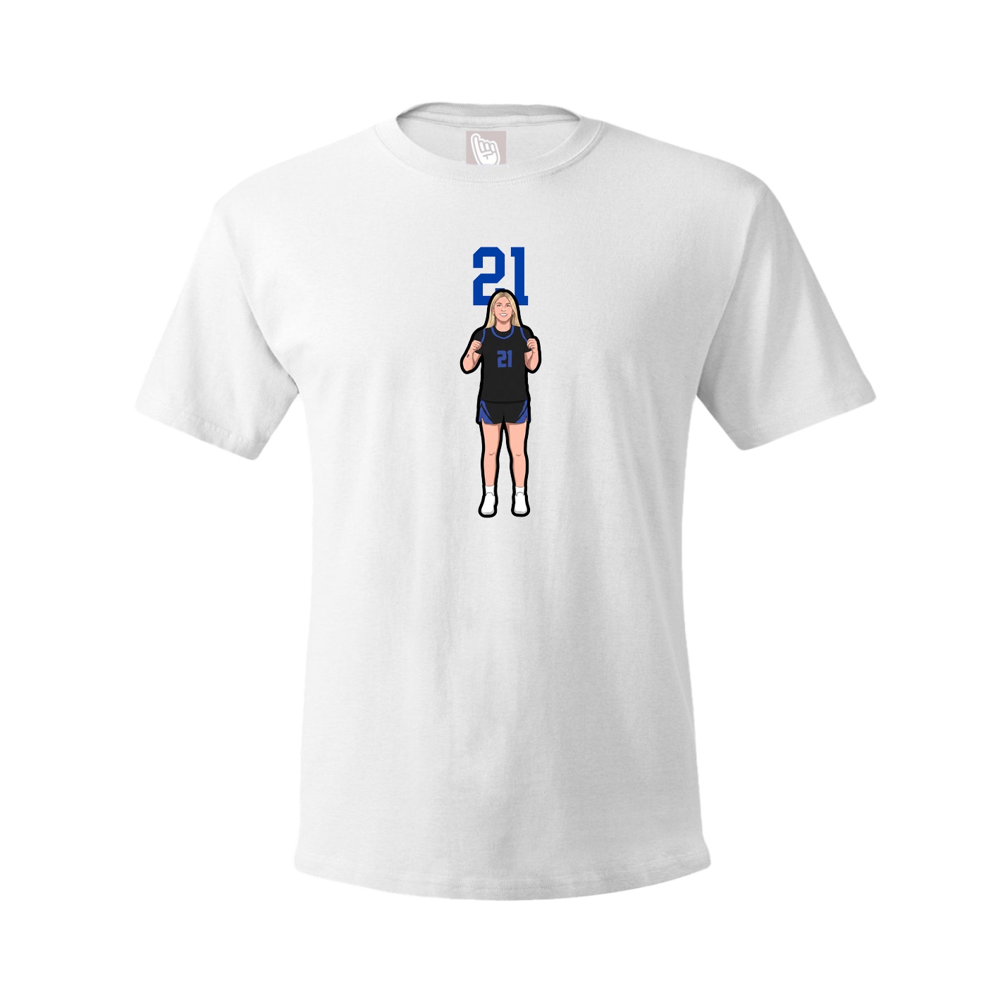 Tee — Number Top in White