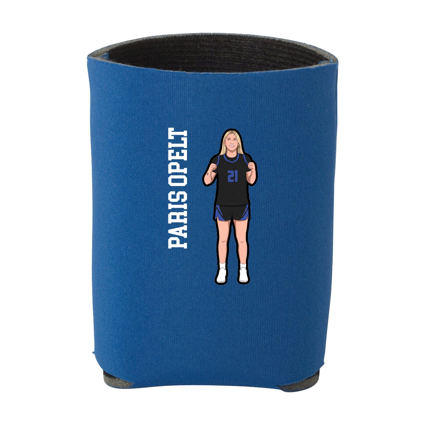 Can Holder — Name Vertical in Royal