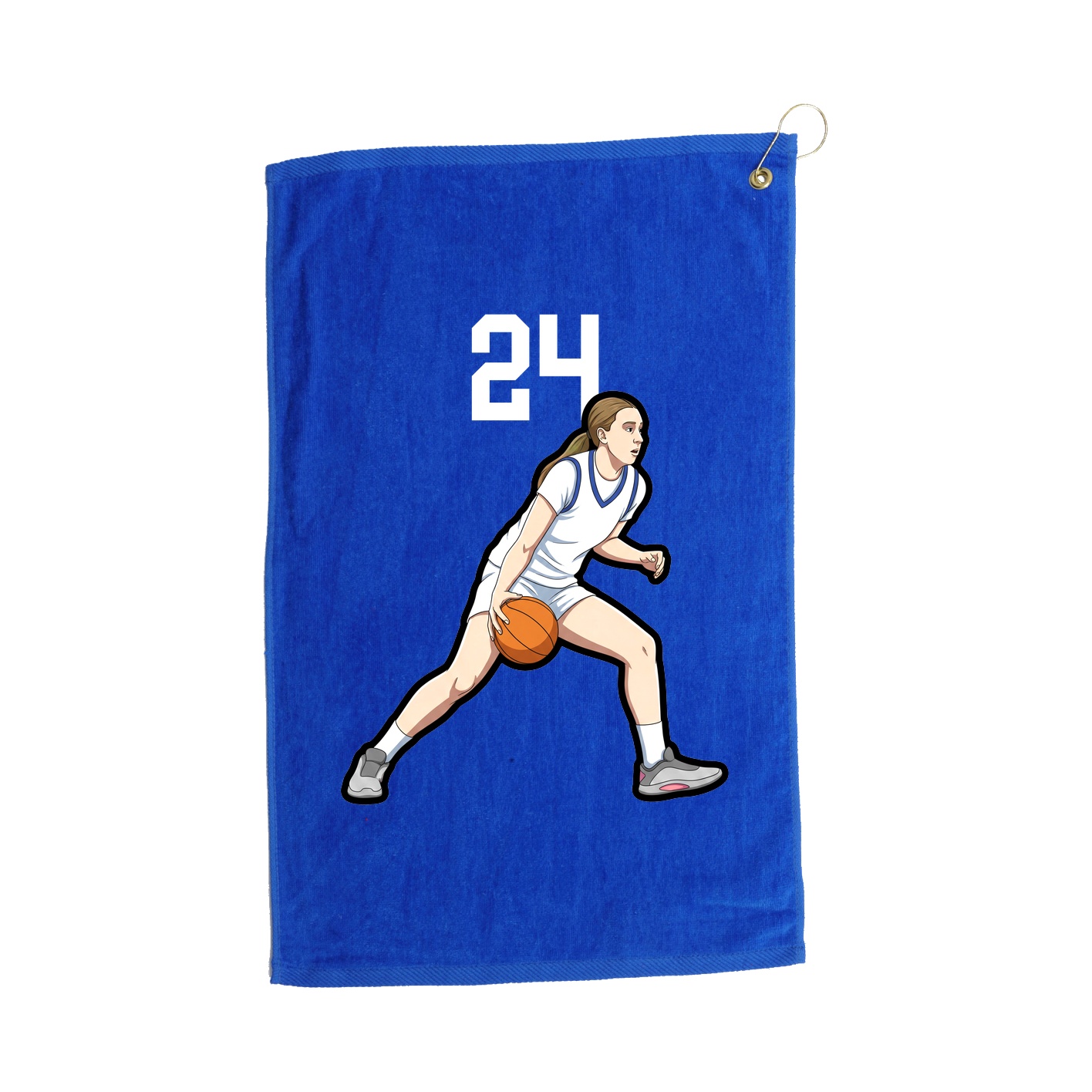 Golf Towel — Number Top in Royal