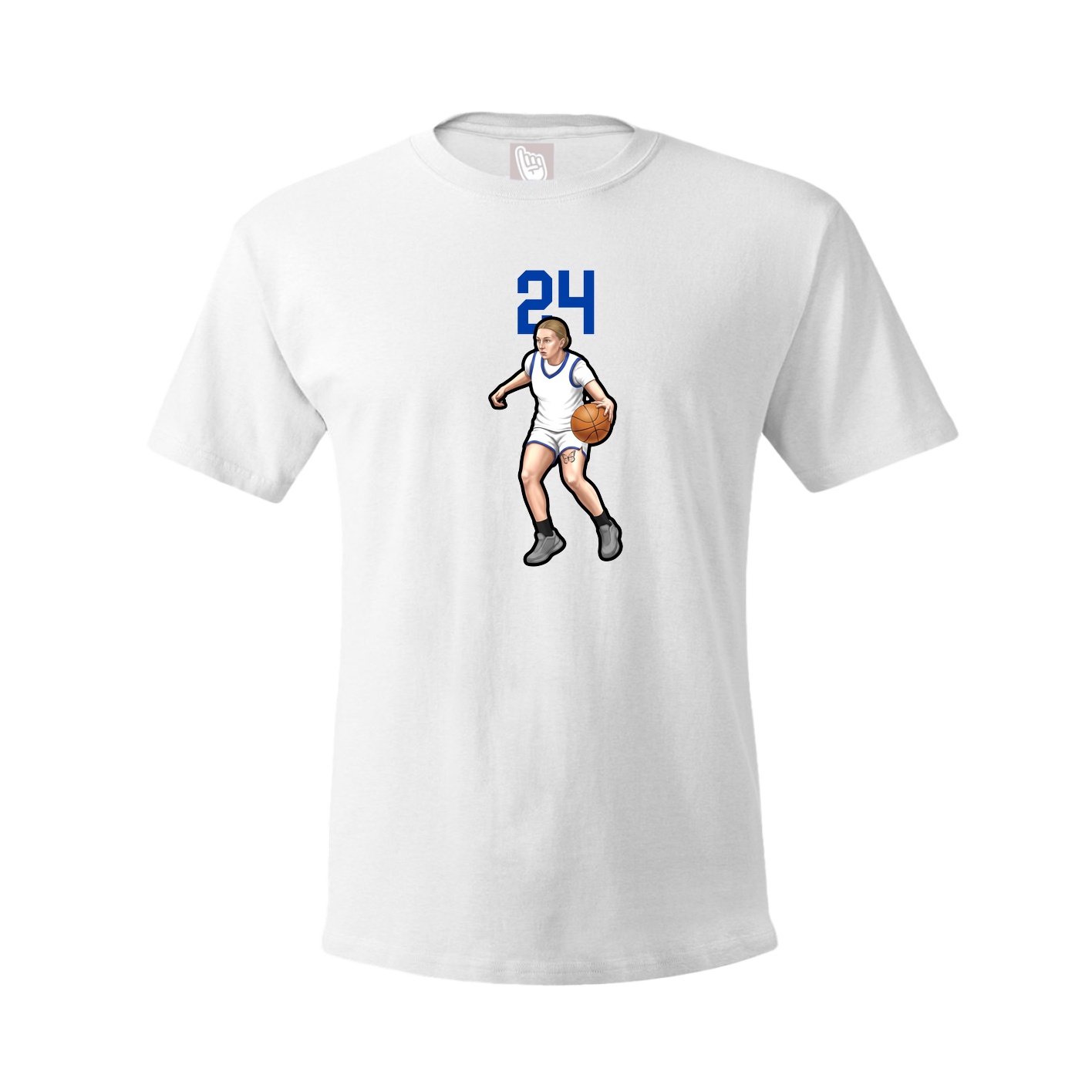 Tee — Number Top in White