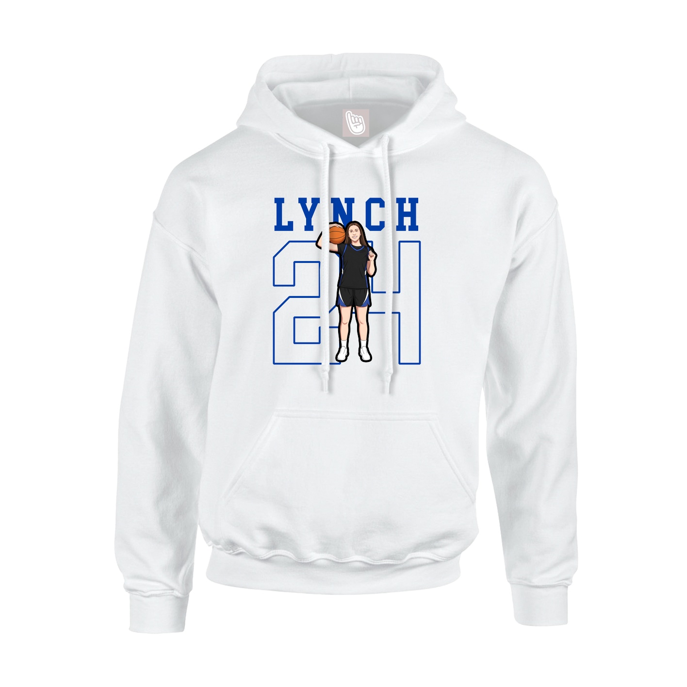 Hoodie — Shirsey in White