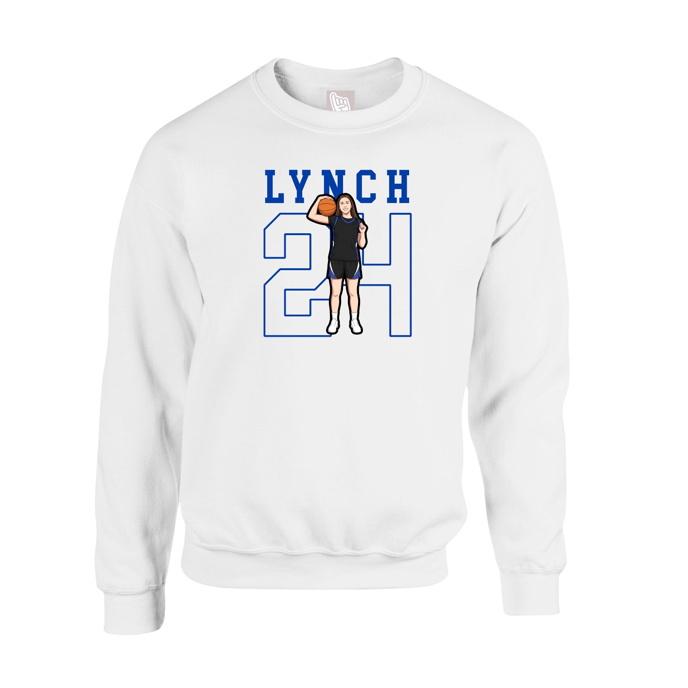 Fleece Crew — Shirsey in White