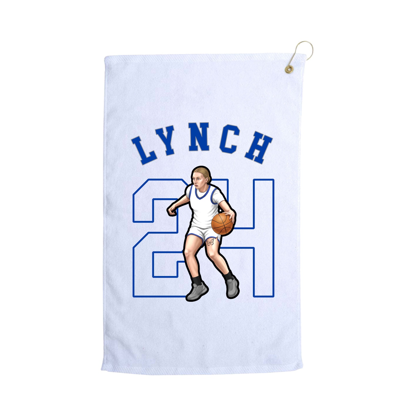 Golf Towel — Shirsey Arch in White