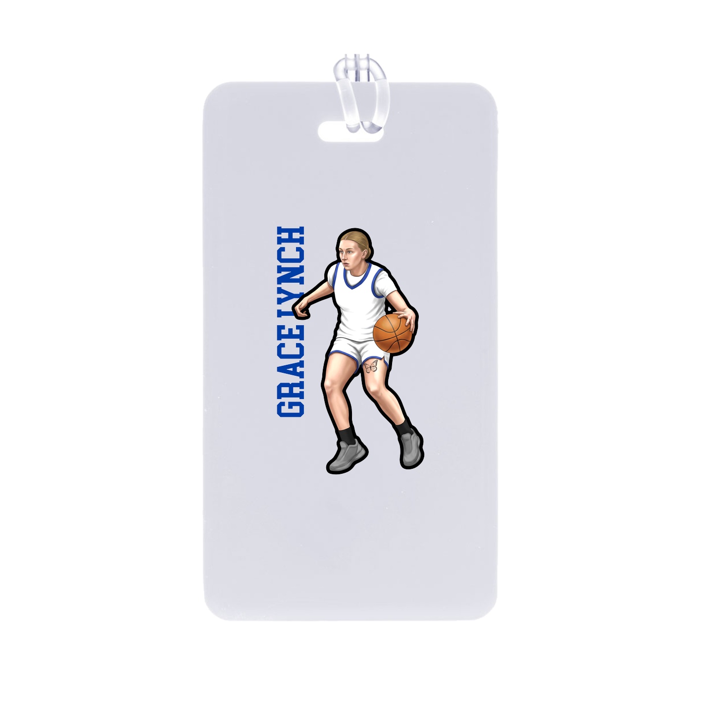 Bag Tag — Name Vertical in Classic