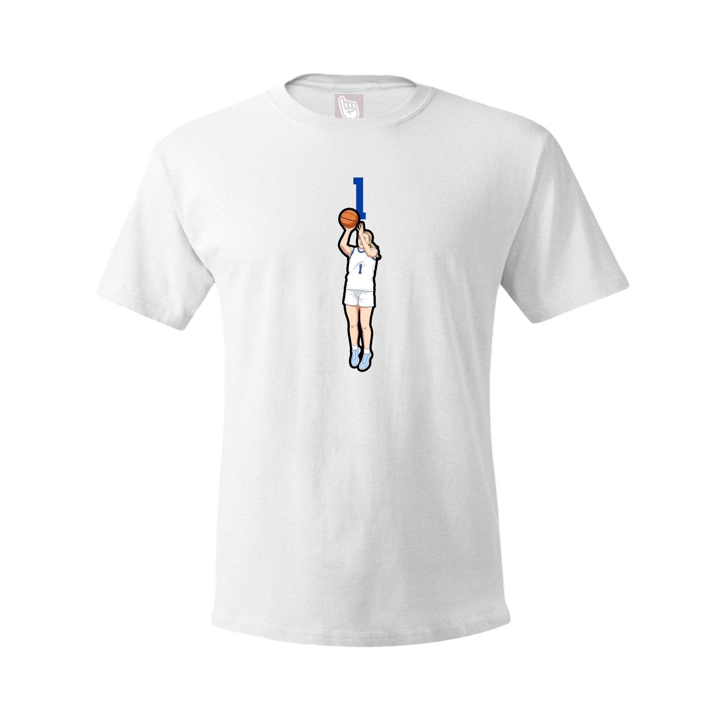 Tee — Number Top in White
