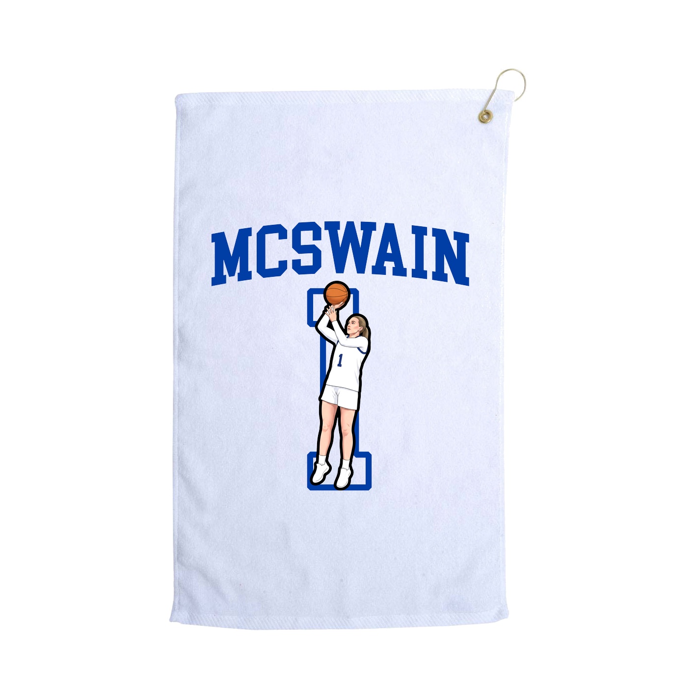 Golf Towel — Shirsey in White