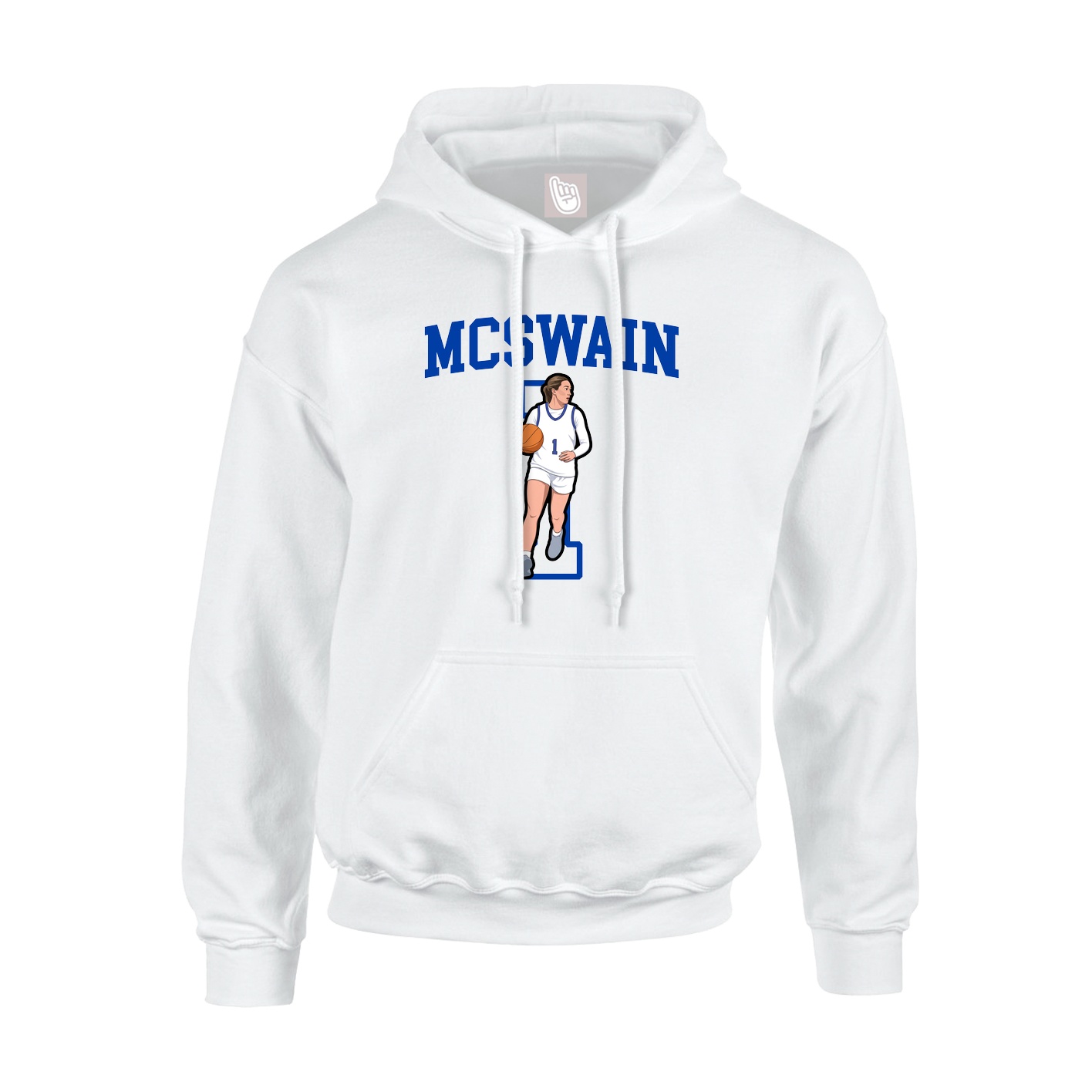 Hoodie — Shirsey in White