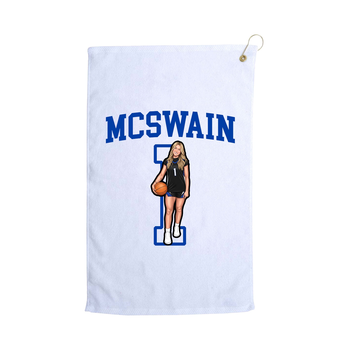 Golf Towel — Shirsey in White
