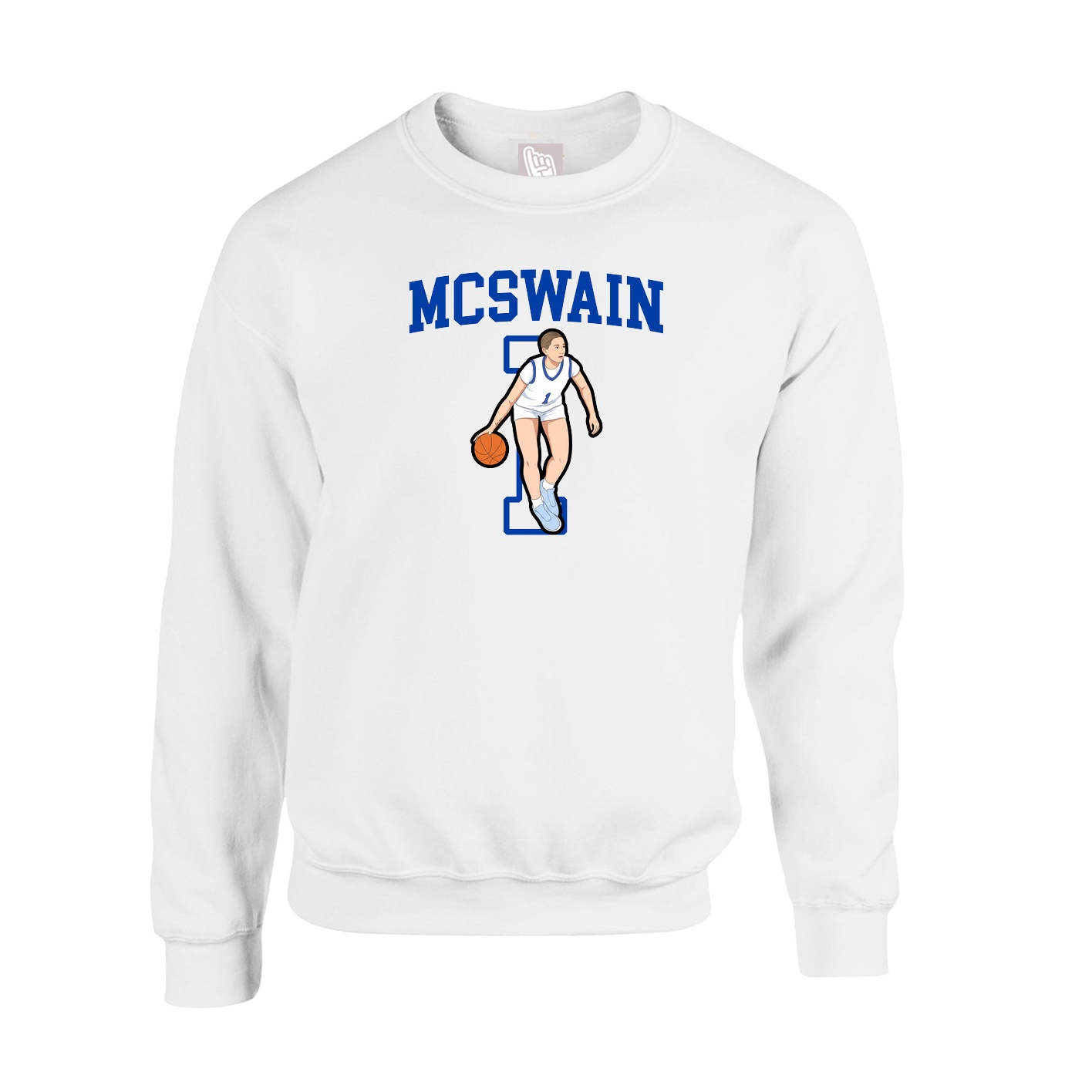 Fleece Crew — Shirsey in White