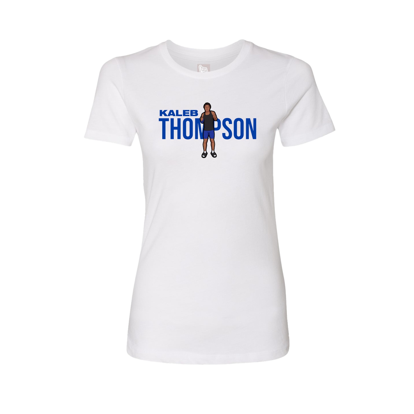 Fitted Women's Tee — Player Name in White