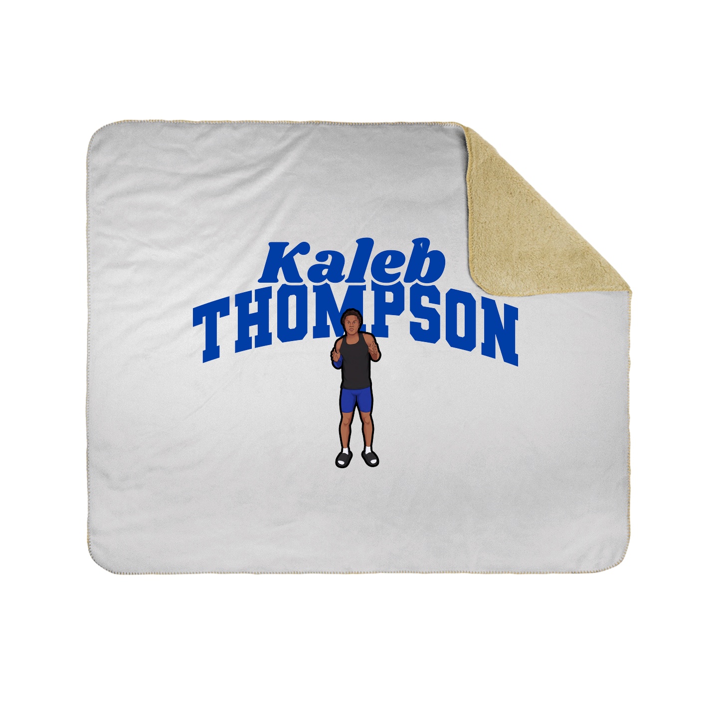 Throw Blanket — Signature Arch in White