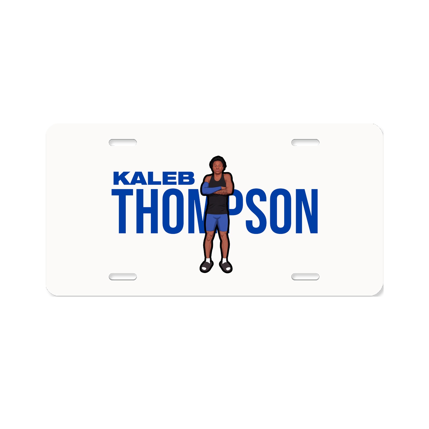 License Plate — Player Name in Classic