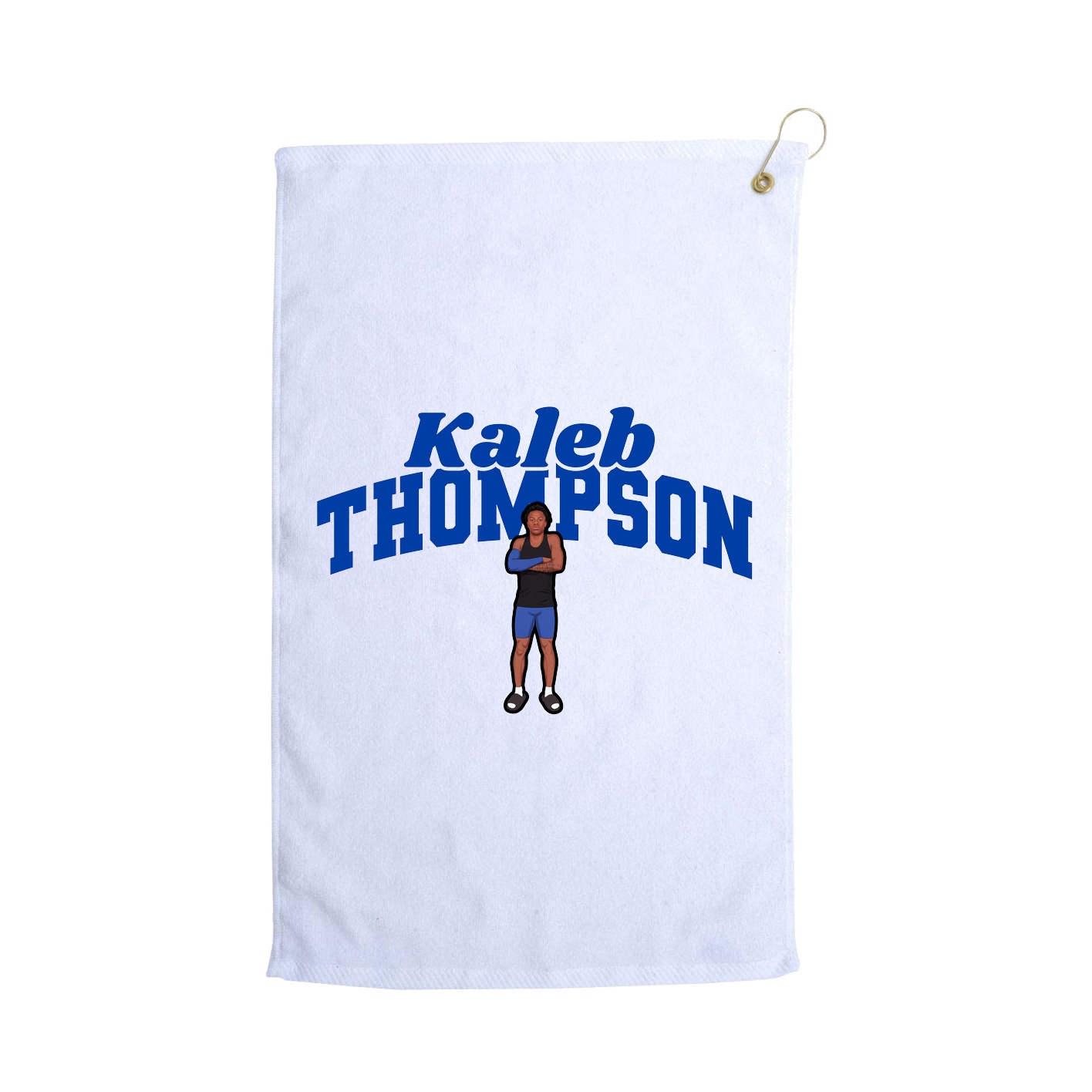 Golf Towel — Signature Arch in White