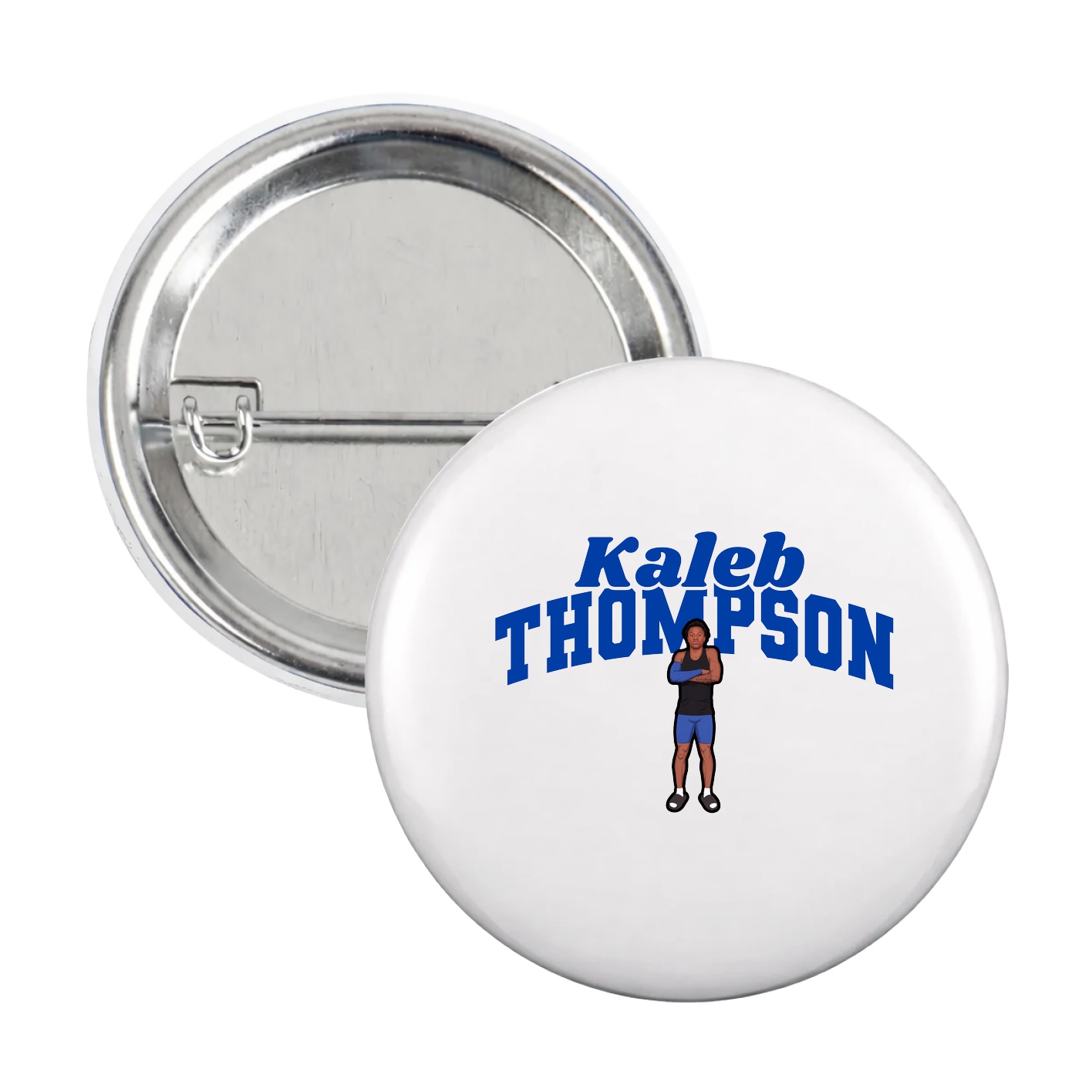 Game Day Button — Signature Arch in White