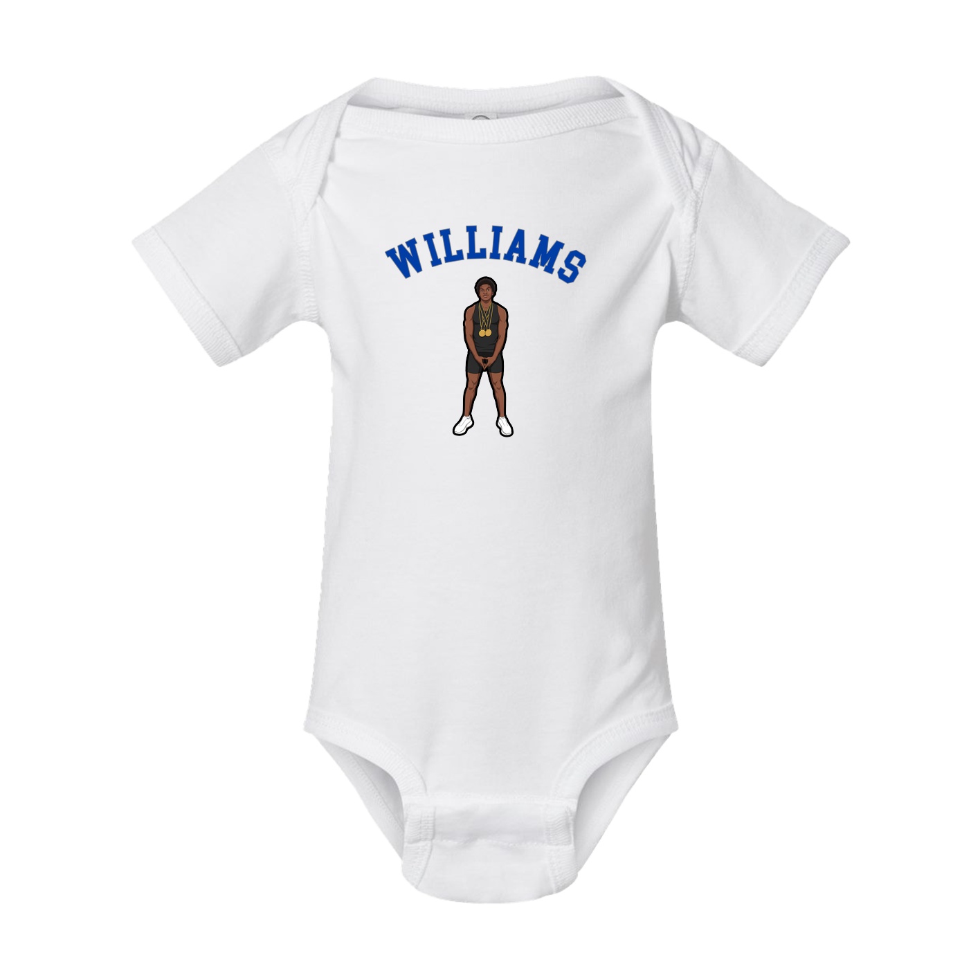 Baby Onesie — Shirsey Arch in White