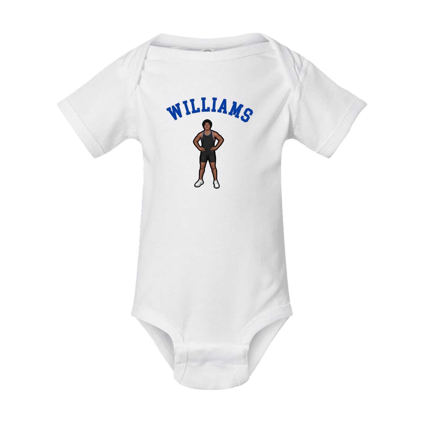 Baby Onesie — Shirsey Arch in White