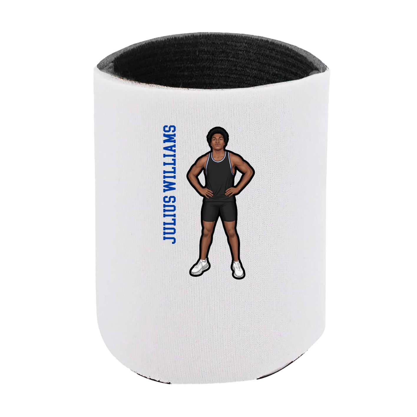 Can Holder — Name Vertical in White